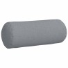 Coussins d'accent 2 pcs Gris clair Ø 15 x 40 cm tissu 553632553632
