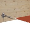Auvent vertical Terre cuite 180x1200 cm Tissu oxford 553634553634
