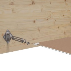 Auvent vertical Taupe 60x1000 cm Tissu oxford 553635553635