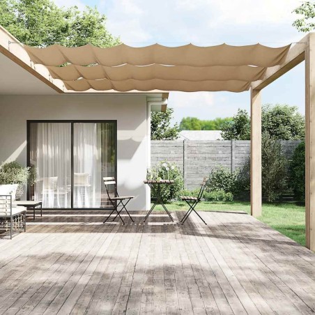 Auvent vertical Taupe 60x1200 cm Tissu oxford 553636553636