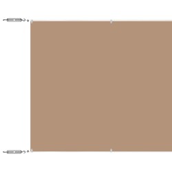Auvent vertical Taupe 100x1000 cm Tissu oxford 553637553637