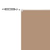 Auvent vertical Taupe 100x1000 cm Tissu oxford 553637553637