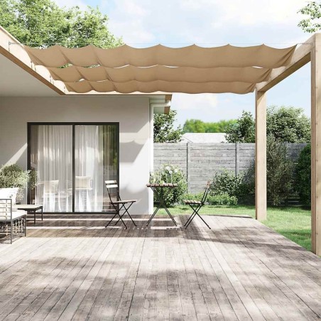 Auvent vertical Taupe 100x1200 cm Tissu oxford 553638553638