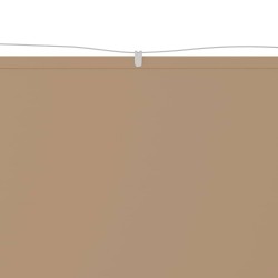 Auvent vertical Taupe 100x1200 cm Tissu oxford 553638553638