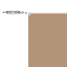 Auvent vertical Taupe 100x1200 cm Tissu oxford 553638553638