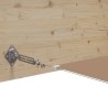 Auvent vertical Taupe 180x1000 cm Tissu oxford 553639553639