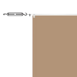 Auvent vertical Taupe 180x1000 cm Tissu oxford 553639553639