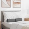 Coussins d'accent 2 pcs Gris foncé Ø 15 x 40 cm tissu 553641553641