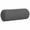 Coussins d'accent 2 pcs Gris foncé Ø 15 x 40 cm tissu 553641553641