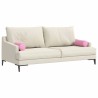 Coussins d'accent 2 pcs Rose Ø 15 x 40 cm tissu 553642553642