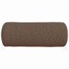 Coussins d'accent 2 pcs Marron Ø 15 x 40 cm tissu 553645553645