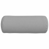 Coussins d'accent 2 pcs Gris nuage Ø 15 x 40 cm tissu 553649553649
