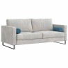 Coussins d'accent 2 pcs Bleu Ø 15 x 40 cm 553650553650