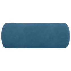 Coussins d'accent 2 pcs Bleu Ø 15 x 40 cm 553650553650
