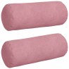 Coussins d'accent 2 pcs Rose Ø 15 x 40 cm 553651553651