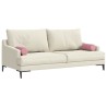 Coussins d'accent 2 pcs Rose Ø 15 x 40 cm 553651553651