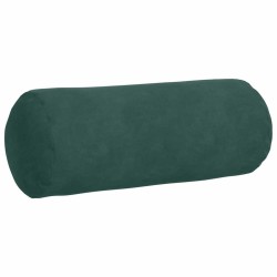 Coussins d'accent 2 pcs Vert foncé Ø 15 x 40 cm 553653553653