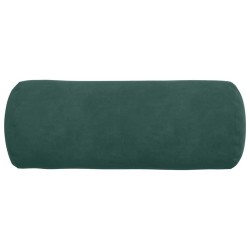 Coussins d'accent 2 pcs Vert foncé Ø 15 x 40 cm 553653553653