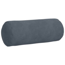 Coussins d'accent 2 pcs Gris foncé Ø 15 x 40 cm 553654553654