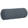 Coussins d'accent 2 pcs Gris foncé Ø 15 x 40 cm 553654553654