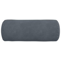 Coussins d'accent 2 pcs Gris foncé Ø 15 x 40 cm 553654553654