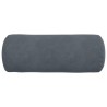 Coussins d'accent 2 pcs Gris foncé Ø 15 x 40 cm 553654553654