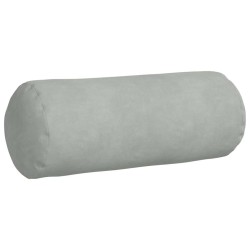 Coussins d'accent 2 pcs Gris clair Ø 15 x 40 cm 553655553655