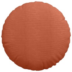 Coussins de siège 2 pcs Rouge orange Ø 80 cm 553657553657