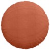 Coussins de siège 2 pcs Rouge orange Ø 80 cm 553657553657