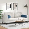 Coussins d'accent 2 pcs Bleu Ø 25 x 70 cm tissu 553658553658