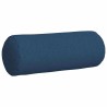 Coussins d'accent 2 pcs Bleu Ø 25 x 70 cm tissu 553658553658
