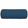 Coussins d'accent 2 pcs Bleu Ø 25 x 70 cm tissu 553658553658
