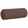 Coussins d'accent 2 pcs Marron Ø 25 x 70 cm tissu 553659553659