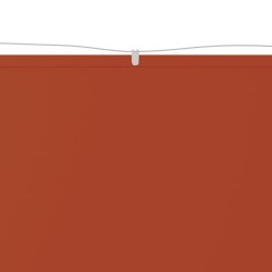 Auvent vertical Terre cuite 100x1000 cm Tissu oxford 553661553661