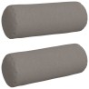 Coussins d'accent 2 pcs Taupe Ø 25 x 70 cm tissu 553662553662