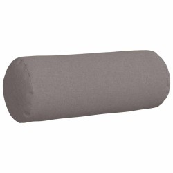 Coussins d'accent 2 pcs Taupe Ø 25 x 70 cm tissu 553662553662