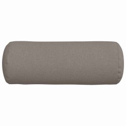 Coussins d'accent 2 pcs Taupe Ø 25 x 70 cm tissu 553662553662
