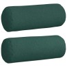 Coussins d'accent 2 pcs Vert foncé Ø 25 x 70 cm tissu 553663553663