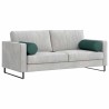 Coussins d'accent 2 pcs Vert foncé Ø 25 x 70 cm tissu 553663553663