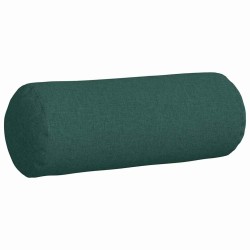 Coussins d'accent 2 pcs Vert foncé Ø 25 x 70 cm tissu 553663553663