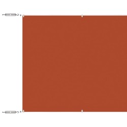 Auvent vertical Terre cuite 100x1200 cm Tissu oxford 553664553664