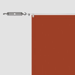 Auvent vertical Terre cuite 100x1200 cm Tissu oxford 553664553664