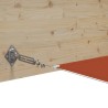Auvent vertical Terre cuite 100x1200 cm Tissu oxford 553664553664