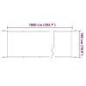 Auvent vertical Vert clair 180x1000 cm Tissu oxford 553666553666