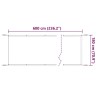 Auvent vertical Vert clair 180x600 cm Tissu oxford 553667553667