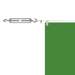 Auvent vertical Vert clair 100x800 cm Tissu oxford 553668553668
