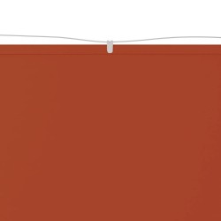 Auvent vertical Terre cuite 100x800 cm Tissu oxford 553671553671