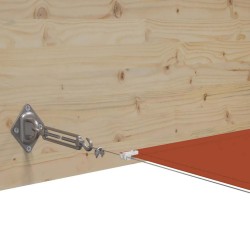 Auvent vertical Terre cuite 100x800 cm Tissu oxford 553671553671