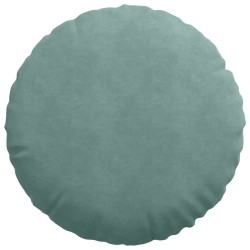 Coussins de siège 2 pcs Vert Mer Ø 40 x 13 cm Velours 553674553674