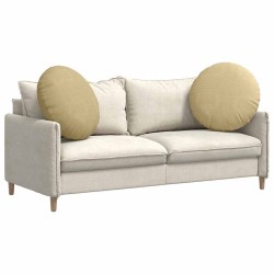 Coussins de siège 2 pcs Vert gris Ø 80 cm 553676553676